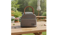 Insulated Meal Carrier Thermal Meal Carrier with Pocket Compact Tote for Picnics