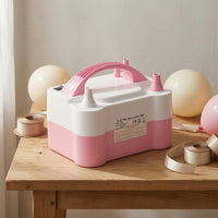 AC Powered Electric Balloon Pump Multiple Nozzles Two Nozzle Balloon Pump Built-in Handle