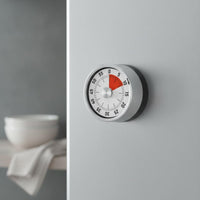 Kitchen Timer Silent Mechanical Timer No Required for Students, Teachers, Classroom, Office