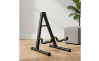 Heavy-Duty Metal V-Shaped Guitar Stand Space-Saving Foldable Guitar Stand Anti-Scratch Padding for Guitarists, Musicians, Music Room, Home Studio, Stage Performance