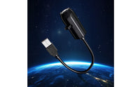 Light Display Lamp 360° Rotation Projection Lamp Adjustable Gooseneck Moon Globe Projection Light for Enthusiasts