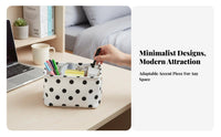 Foldaway Cloth Box Foldable Design Foldaway textile container adaptable Organizer Basket for Students, Homeowners, Dorm Room, Desktop, Bedroom