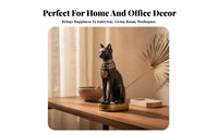 Ancient Feline Statue Great Gift Ancient Feline Statue Figurine Good Luck Charm Bastet Deity Figurine for Homeowners, Spiritual Individuals