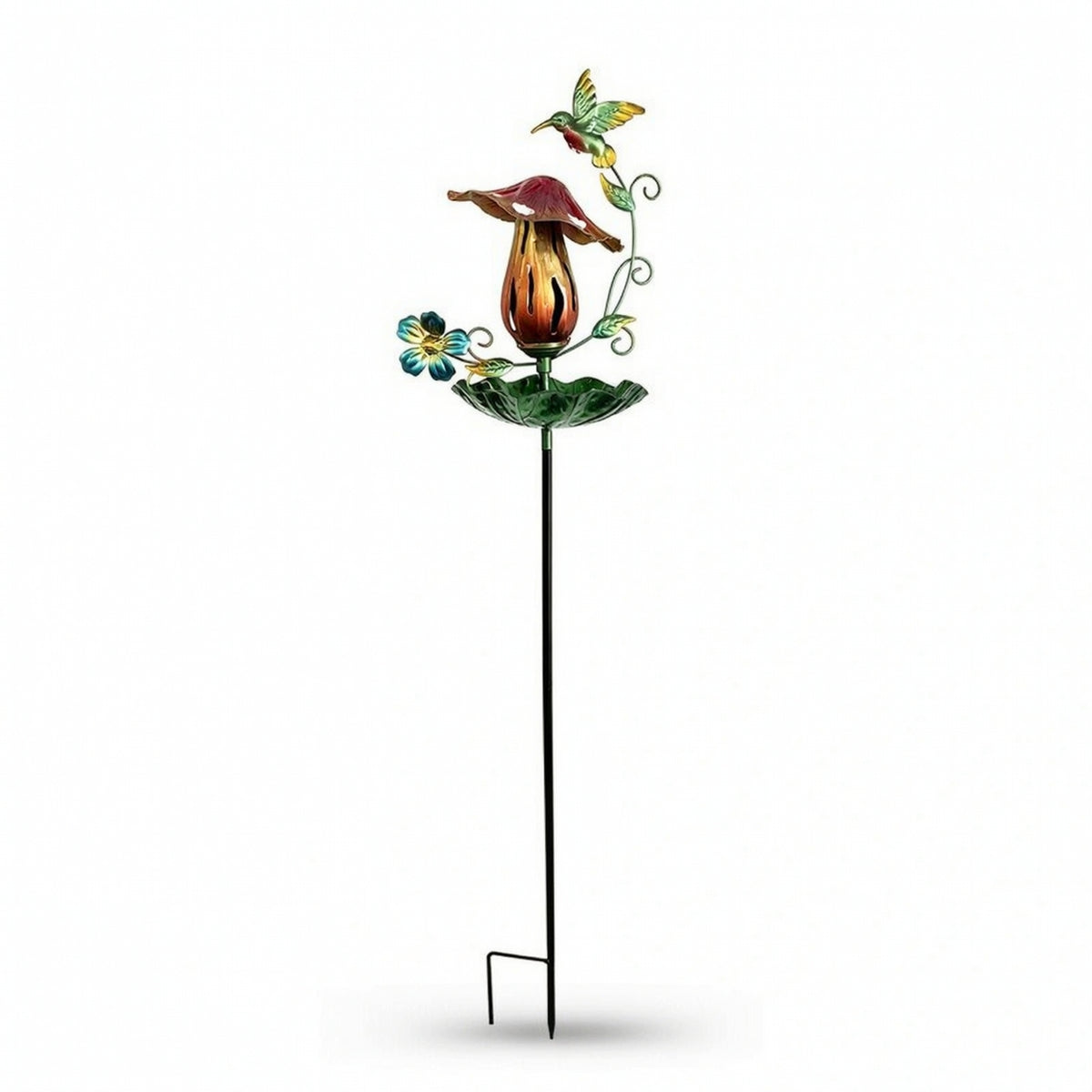 Hummingbird Feeder with Garden Stake Decorative for Lawns, Patios