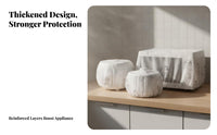 Dustproof Non-Woven Dust Cover Thickened Material Kitchen Appliance Cover Oil-Proof for Homemakers, Homeowners, Storage, Pantry, Moving