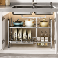 under-sink storage rack
