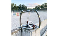 Peacock Stirrups Curved Stirrups Shiny Foot Support for Riders