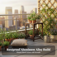 Floor-Standing Multi-Tier Plant Stand Indoor & outsidedoor Use Pot Holder Modern aesthetic Display Rack Space-Saving for Home Decorators, Apartment Dwellers, Homeowners, Living Room, Balcony, Office, Bedroom