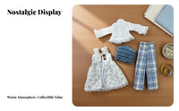 30cm Doll Clothes Set Fashionable Design BJD Doll Clothes Detailed Craftsmanship Miniature Fashion Set for Hobbyists