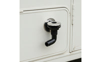 Sleek-Profile Marine Drain Outlet with Hose Barb Compact Boat Drain with Stainless Steel Cap Long-Lasting Thru-Hull Fitting with Hose Barb Long-Lasting for Yacht