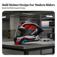 Full-Coverage Removable Washable Liner Full Face Aerodynamic Design Impact-Resistant Headwear for Men, Adults, Daily Commute