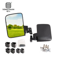 Universal Golf Cart Rear View Mirror for Club Car EZGO Yamaha (Plastic)