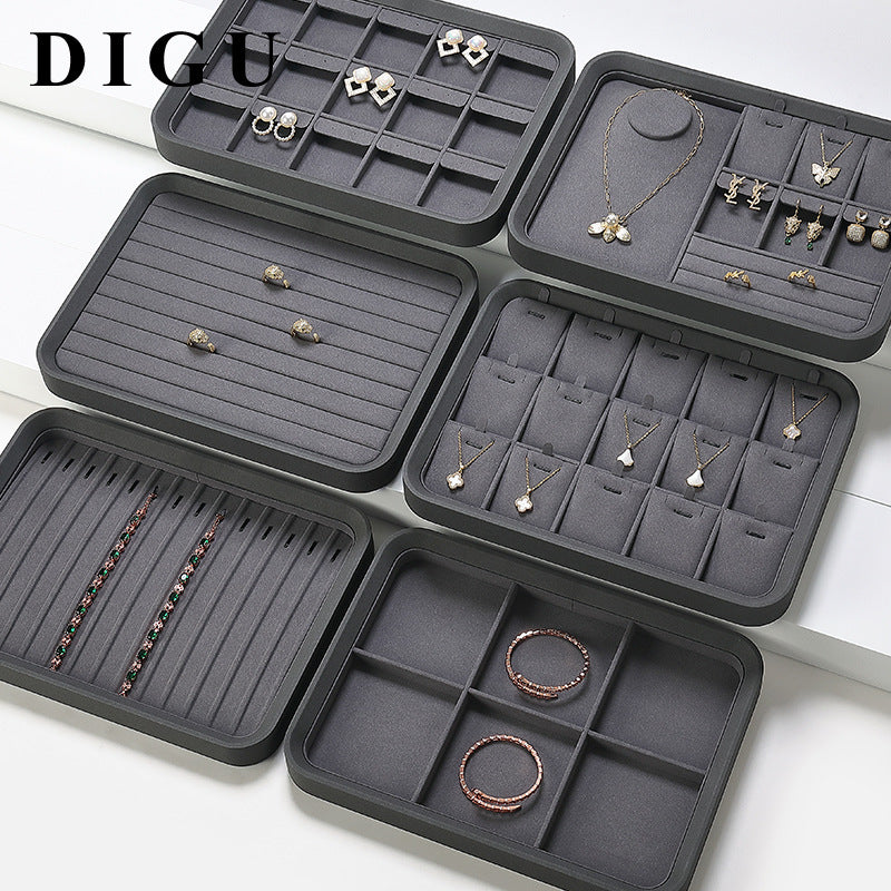 Digu Jewelry Display Tray for Rings, Earrings, Bracelets, and Necklaces