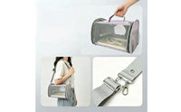 Breathable Mesh Snake Carrier Bag Adjustable Strap Crossbody Snake Carrier Portable Handle Pet Gear Escape-Proof for Outdoor
