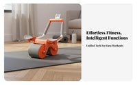 Automatic Return Ab Wheel Anti-Slip Wheels Elbow Support Abdominal Exercise Wheel Abdominal Exercise Wheel Ergonomic Design