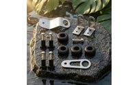 K-Swap Cooling Unit Bracket Metal-and-Rubber Cooling Unit Bracket Kit with Hardware for DIY Mechanics, Engine Bay
