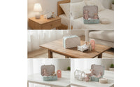 Compact Travel Suitcase Dollhouse Mini Dollhouse Playset with Travel Suitcase Screennon-Digital Carry Case Playset Handy for Toddlers