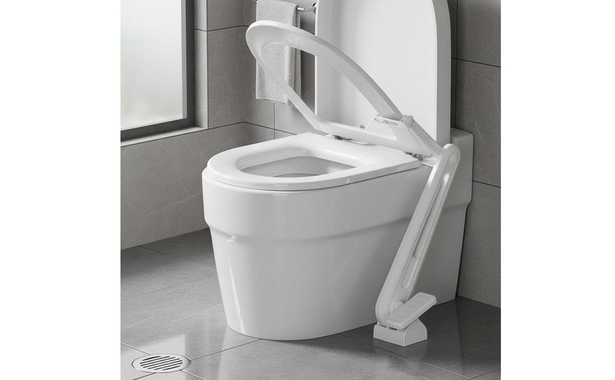 Foot Pedal Toilet Seat Lifter Easy Installation Hygienic Toilet Lid Pedal Material Washroom Hardware for Elderly, Kids, Home, Office