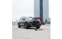 Adjustable Straps Trunk Mount Bike Rack Easy Installation Rear Mounted Cycle Carrier Safeguarding Cradles for Families, Road Trips, Camping