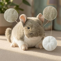 Chinchilla Stuffed Animal Toy Compact Chinchilla Stuffed Toy Squeezable