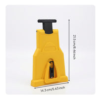 Portable Manual Chainsaw Grinder Compact Manual Chain Grinder Foldable Tool Easy to Use for Gardeners