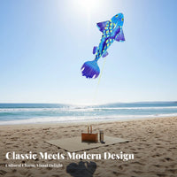 Koi Kite Easy to Fly in Light Wind Large Koi Kite Vibrant Colors