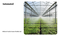 Hanging Micro Sprinkler Set Water Saving Greenhouse Overhead Irrigation System Easy Installation Micro Sprayer System for Farmers, Farm, Nursery, Lawn