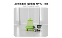 Spill-Proof Design Pigeon Feeder Large Capacity Anti-Splash Pigeon Food Trough for Aviary, Backyard, Garden