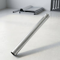 Stainless Steel Chimney Pipe Straight Heating Pipe Long-Lasting Stovepipe Easy to Install for Furnace