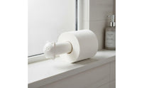 No-Drill Installation Cat Toilet Paper Holder Space-Saving Design Retractable Cat Tissue Holder for Children, Kitchen