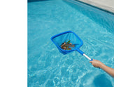 Pool Net with Fine Mesh Bag Tapered Leaf Skimmer with Plastic Frame Pool Leaf Skimmer Wide-Mouth Easy Scoop Edge