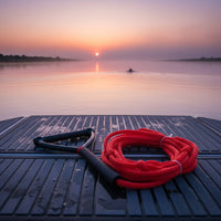 Water Ski Rope with Handle High Tensile Strength Water Ski Rope Comfortable Grip Wakeboard Tow Line for Beginners, Teenagers