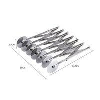 Non-Stick 5 Wheel Pastry Cutter Sturdy Construction Expandable Pastry Cutter Stainless Steel for Pizzeria, Bakery, Commercial Kitchen