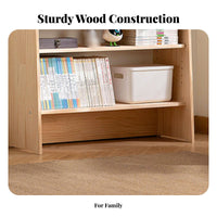 Slim Profile Leaning Ladder Bookcase Space-Saving Design Ladder Bookcase Sturdy Construction Book Rack Multi-Functional for Children, Apartment Dwellers, Homeowners, Small Areas, Kid's Room, Home Office, Bedroom