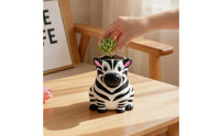 Animal Flower Pot Decorative Animal Planter Succulent Planter Compact Mini Flower Pot Fun for Desk, Office