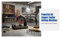 Steel Cutting Machine, 180 Model, High Precision, 220V, Multi-Function Metal and Wood Cutter for Home Use