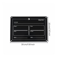 Horse Stall Nameplate Door Mount Horse Stall Name Plate Easy to Install Livestock Label for Stable