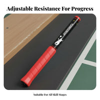 Non-Slip Grip Badminton Force Training Whip Portable Badminton Power Coach Racket-Like Weight for Beginners, Athletes, Home, Backyard, Gym