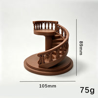 1:12 Dollhouse Miniature European Spiral Staircase Model