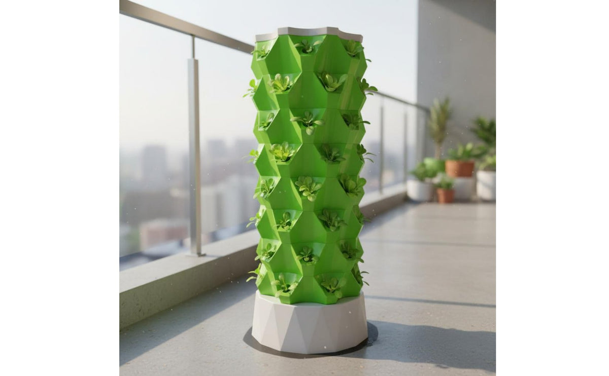 Soilless Gardening Growing Vertical Planter Multi-Layer Design Hydroponics Growing Setup Automatic Water Circulation Soilless Gardening