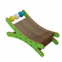 Corrugated Cardboard Cat Scratcher Long-Lasting Cardboard Cat Scratcher Corrugated Scrape Pad Prevents Furniture Damage