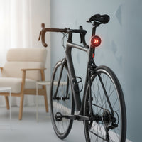 Rear Bike Light with Touch Screen Customizable Smart Bike Tail Light Waterproof USB-C Rechargeable for Cyclists, Night Riding