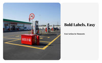 Fire Sand Box Thickened Fire Extinguishing Sand Container Extinguishing Sand Bin Cold-Rolled Steel Plate Construction for Gas Station Attendants