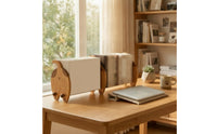 Adjustable Book Stand Minimalist Wood Holder Environmentally Conscious