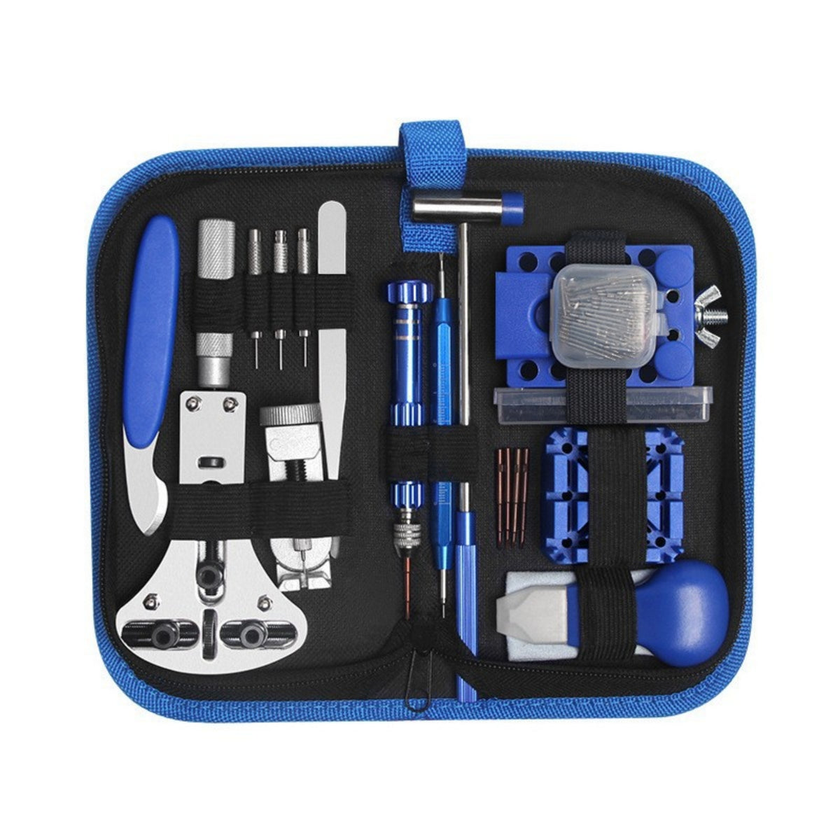 Watch Repair Tool Kit with Case Compact Watch Repair Kit with Carrying Case Sturdy Spring Bar Tool for Workbench