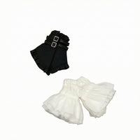 Dark-Themed Doll Outfit Ruffled Toy Clothing Costume-Like