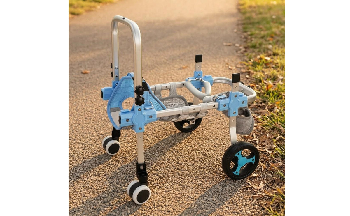 Rear Leg Wheelchair Telescopic Frame Hind Leg Wheelchair Adjustable