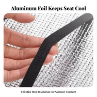 Sun Protection Anti-Scald Saddle Cushion Long-Lasting Motorcycle Sunshade Seat Cover Easy to Clean for Summer, Outdoor