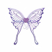 Lightweight Long Tail Butterfly Wings Iridescent Elf Wings Costume Accessory for Children, Adults, Festivals, Parties, Halloween, Cosplay