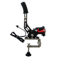 Drift Racing Game Steering Wheel Seat Stand with Linear Handbrake